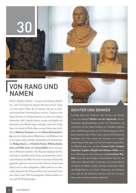 Magazin 2013 als PDF zum Herunterladen - Schweinfurt 360