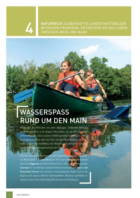 Magazin 2013 als PDF zum Herunterladen - Schweinfurt 360