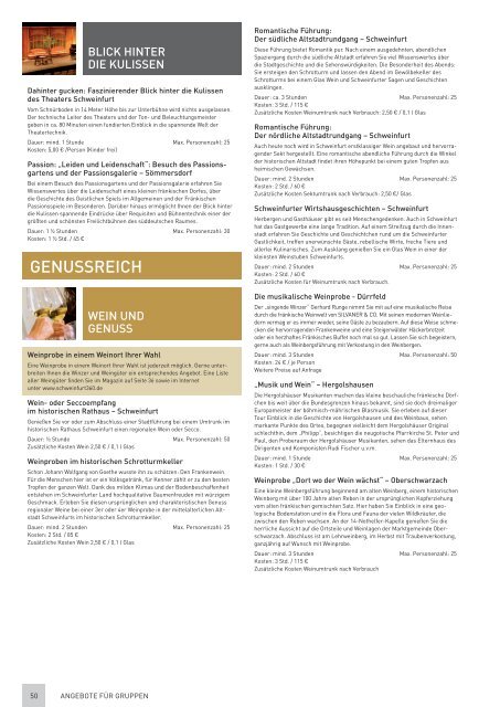 Magazin 2013 als PDF zum Herunterladen - Schweinfurt 360