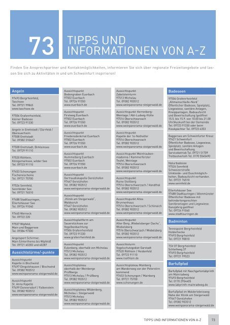 Magazin 2013 als PDF zum Herunterladen - Schweinfurt 360