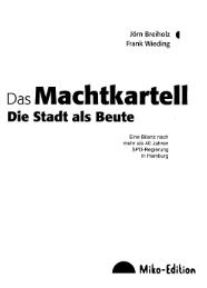 Das Machtkartell: Die Stadt als Beute. Eine Bilanz - Isebek-Initiative