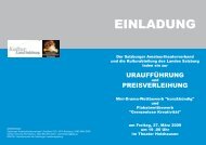 Preisverleihung Mini-Drama und Plakatwettbewerb - Salzburger ...