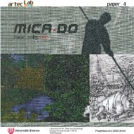 MiCaDo Projektbericht - artecLab - Universität Bremen