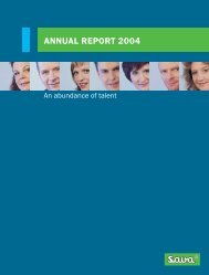 Annual report 2004 - Sava dd