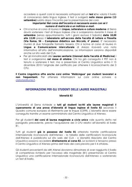 FACOLTÀ DI FARMACIA Anno Accademico 2010/2011