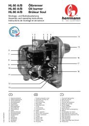 Notice d'entretien - herrmann-burners.de