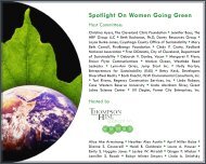 Spotlight On Women Going Green - Thompson Hine LLP