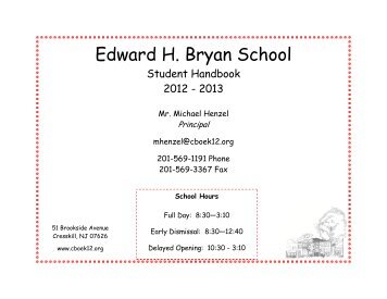 EHB Student Handbook 2012-2013 (pdf) - Cresskill Public Schools