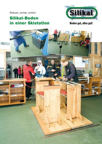 Silikal-Boden in einer Skistation - Hitt GmbH