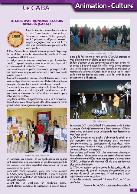 Association - Mairie de bas en basset