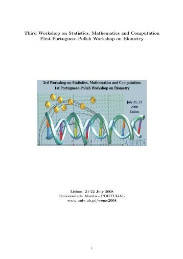 Book of Abstracts - Universidade Aberta