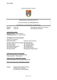 Sitzungsprotokoll vom 06.06.2012 - Gemeindeamt Sooß