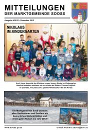 Gemeindezeitung 12/2012 - Gemeindeamt Sooß