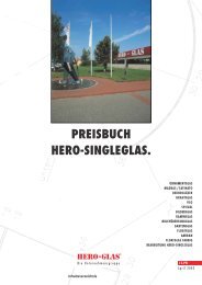 PREISBUCH HERO-SINGLEGLAS. - Hero-Glas