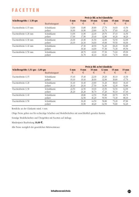 PREISBUCH HERO-SINGLEGLAS. - Hero-Glas