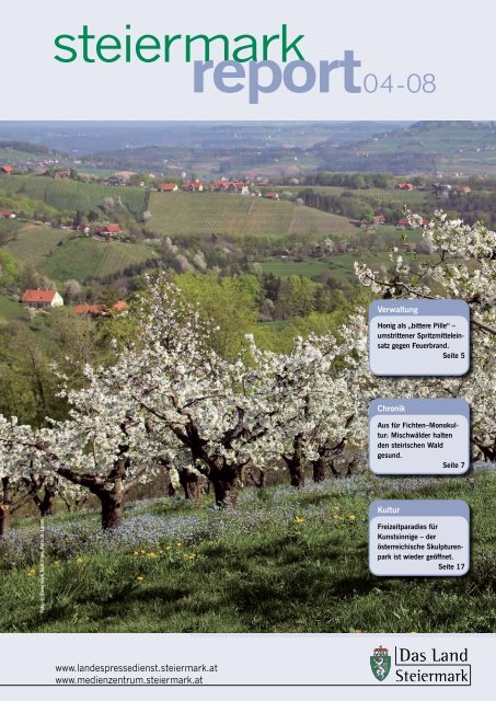 Steiermark Report April 2008 - einseitige Ansicht - Kommunikation ...