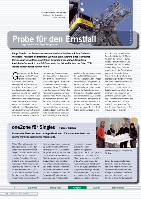 Steiermark Report April 2008 - einseitige Ansicht - Kommunikation ...