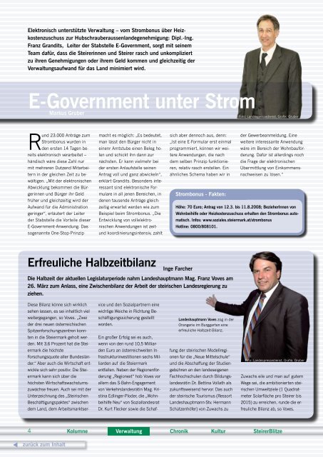 Steiermark Report April 2008 - einseitige Ansicht - Kommunikation ...