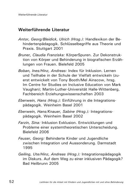 Leitlinien für die Arbeit mit Kindern und Jugendlichen - Mira