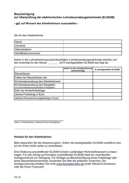 Finanzbehörde Hamburg: Unterlagen für den Einstieg in das