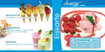Eiskarte - Miramar