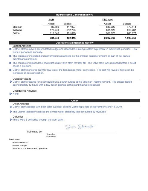 Special Board Meeting Packet - Three Valleys Municipal Water District