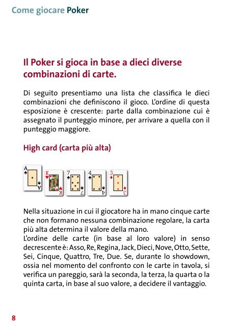 Come giocare Poker - Casinò Lugano