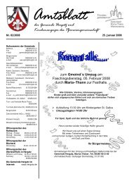 Gemeindeblatt Nr. 02 vom 25. Januar 2008 - Gemeinde Hergatz