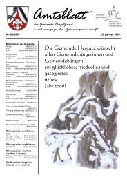 Gemeindeblatt Nr. 01 vom 13. Januar 2006 - Gemeinde Hergatz