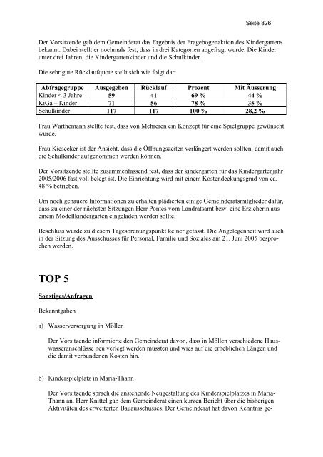 Protokoll der Sitzug Nr. 56 vom 20. Juni - Gemeinde Hergatz