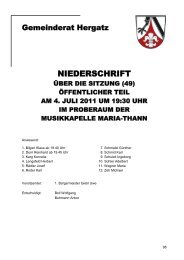 Protokoll der Sitzung Nr. 49 vom 04.07.2011 - Gemeinde Hergatz