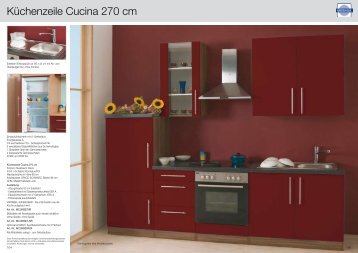 Küchenzeile Cucina 270 cm - Mebasa