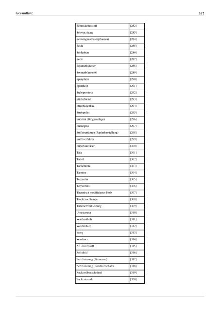 Nachwachsende Rohstoffe in der Wikipedia, Band 4 - nova-Institut ...