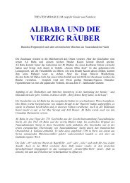 Alibaba und die vierzig Räuber (Gastspiel) - bei Mirakulum