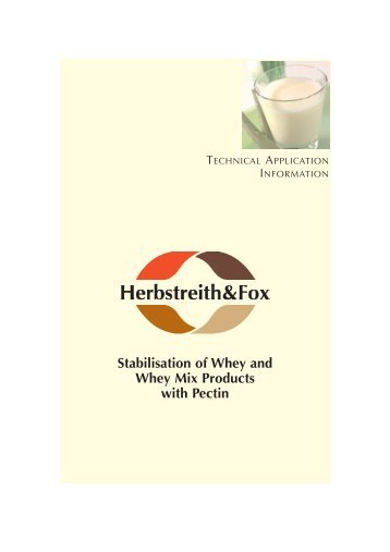 AWT Stabillisation Of Whey - Herbstreith & Fox