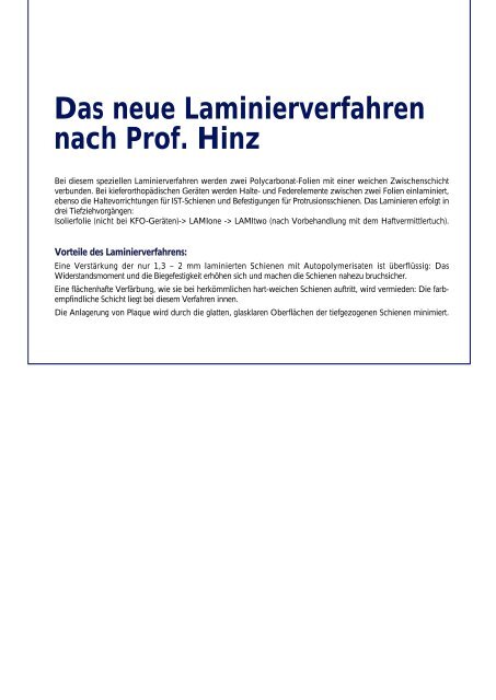 KFO-Prophylaxe - dr. hinz