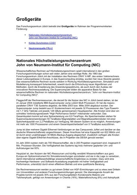 Das Forschungszentrum Jülich - d-nb, Archivserver DEPOSIT.D-NB ...