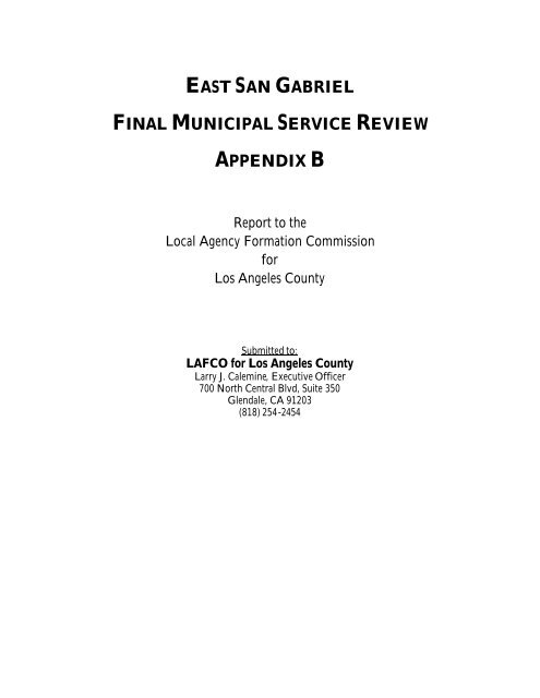draft ESG Appendix B - Local Agency Formation Commission