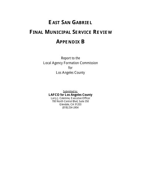 draft ESG Appendix B - Local Agency Formation Commission