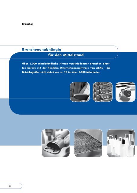 abas-ERP für Fertigungsunternehmen ... - SoftSelect