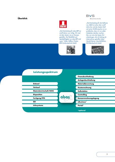 abas-ERP für Fertigungsunternehmen ... - SoftSelect