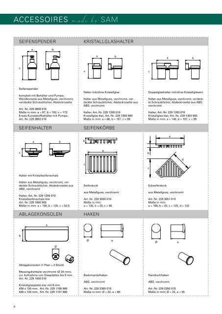 accessoires - SANITÄR-HEINZE-GRUPPE