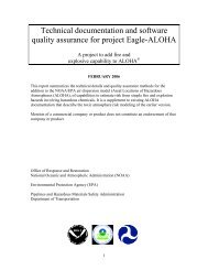Technical documentation and software quality assurance for project ...
