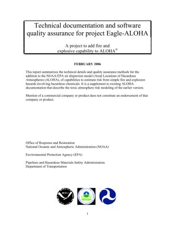 Technical documentation and software quality assurance for project ...