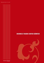 BfC Tätigkeitsbericht 2007.pdf - Business frauen Center Kärnten