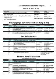 Programmblatt - Adolf-Reichwein-Schule