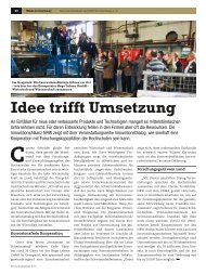 Wirtschaftsblatt 5/10: Idee trifft Umsetzung - InnovationsAllianz