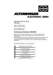 F Parameterbeschreibung - Altenburger Electronic GmbH
