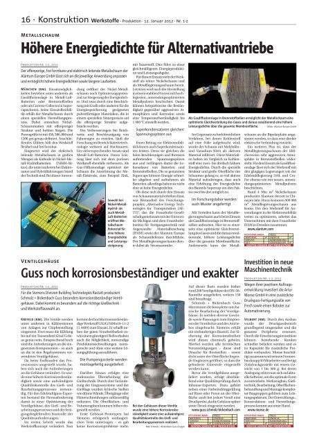 Ausgabe - 01-02 - 2012 - Produktion