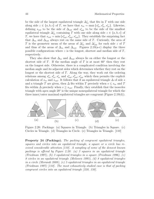 MYSTERIES OF THE EQUILATERAL TRIANGLE - HIKARI Ltd